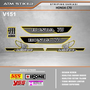 Striping variasi honda C70