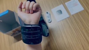 Rechargeable Medical Automatic Blood Pressure Monitor Digital Wrist BP Blood Pressure Monitor PR Pulse Meter Tonometer