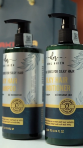 Dầu xả phục hồi hư tổn giảm gãy rụng giúp tóc mọc dày khỏe Herbal Silky Hair DongNhien