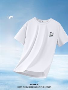 Warrior Ice Silk Quick Dry Short Sleeve T-Shirt Mens 2025 New Summer Thin Mesh Sport Half Sleeve Youth Fashion Breathable