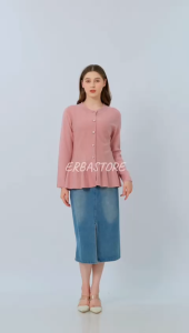 Erbastore.id Dasha Blouse Polos Rajut Premium Quality