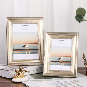American Retro Creative Photo Frame Desktop Decoration Accessories Living Room Bedroom High End Simple Horizontal Vertical Universal Display Stand Picture Frame