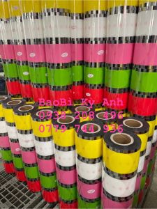 Cuộn màng ép ly trà sữa keo ép ly nhựa màng dập ly keo dán miệng ly