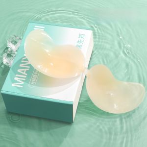 MIANXIANZHI | Silicone Bra Inserts Womens Summer Thin Invisible Push Up Chest Patch For Wedding Dress Anti Bulge Mango Cup Breast Pads