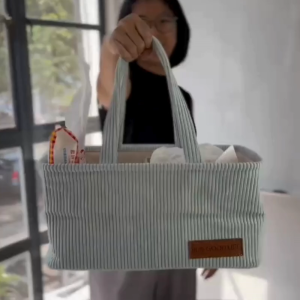 Corduroy Diaper Caddy