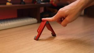 T1 Universal Mini Size Aluminum Portable Folding Desk Mount Holder cket Mobile Phone Cradle Foldable Stand for Cellphone