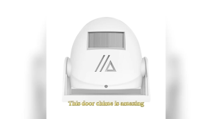 Bel Pintu Nirkabel Alarm Anti Maling Toko Sensor Gerak Inframerah Bel Pintu