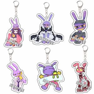Bandai | Anime Peripheral TADC 5cm Acrylic KeyChain Jax Series Cartoon Cute Backpack Pendant Accessories Creativity Festival Gift