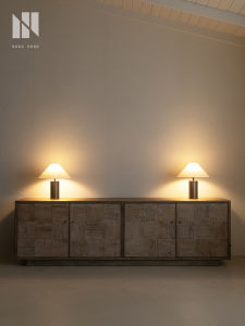 NONG HOME | Modern Vintage Style Wooden TV Cabinet
