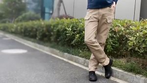 IX7 กางเกงยุทธวิธีผู้ชาย งกองทหาร ผ้าริปสตอปกันน้ำ มีช่องกระเป๋าหลายช่อง พลัสไซส์กางเกงขายาวคาร์โก้