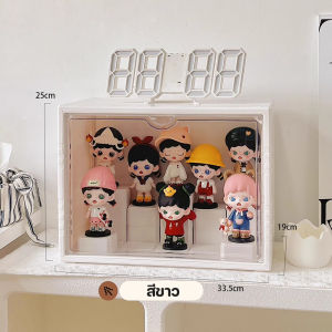 ตู้โชว์อะคริลิค ตู้ใส่โมเดล ประกอบง่าย ของแต่งห้อง วัสดุที่แข็งแรง DIY กันฝุ่นและน้ำวางซ้อนกันได้ ตู้โชว์ตุ๊กตาโมเด