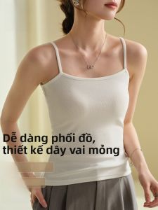 MiiOW | Áo ba lỗ cotton ôm vừa vặn cho nữ mùa xuân hè Áo ba lỗ cotton thoáng khí có thiết kế hở lưng Áo ba lỗ cotton nhỏ