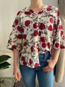 [VEMODE] #LK20 KEMEJA CASUAL FLORAL SETTO