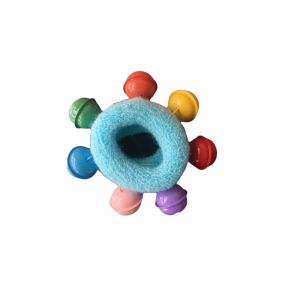 Kindergarten Dance Elastic Wrist Bell Colorful Hand Rings 7 Colors School Sports Meeting Props Fitness Gymnastics Accessories