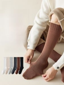 miiow | Mens Long Tube Socks Pure Cotton High Tube Mid Tube Business Cotton Thick Winter Warm Breathable Comfortable Casual Socks