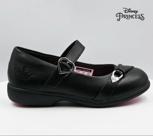 Disney Princess Black School Shoes with Memory Foam for Kids Girls Cleophee