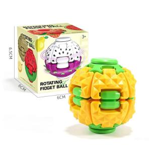 Novelty Fingertip Gyro Ball Toy Portable Pressable Stress Relief Fidget Toy for Teens Adults Travel Anxiety Relaxation