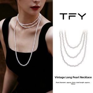 TFY | Retro Multilayer Stackable Advanced Versatile Pearl Necklace