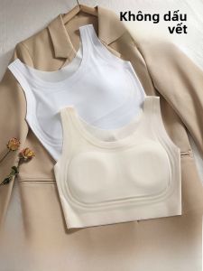 Miiow | Cat Lady White T-Shirt Vest Womens Summer Large Chest Small Foundation Skin Strapless Back Beauty Top Nylon Spandex Blend