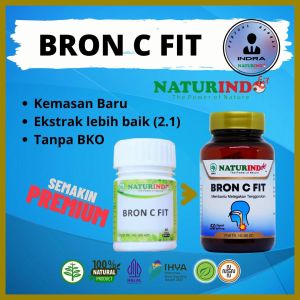 Obat Sinus Sinusitis Hidung Pilek Menahun Mampet Tersumbat Ampuh Kapsul Herbal Bron C Fit Naturindo
