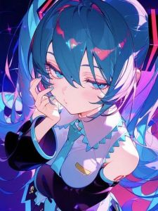 Anime Singer Miku 5D DIY Diamond Painting Mosaic Japanese Cartoon Girl Art Embroidery Rhinestones Cross Stitch Room Decor Gifts