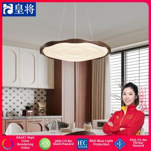 HUANGJIANG | Wave Circle Design Creative Modern Minimalist Eye-protecting Pendant Light