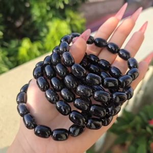 Vòng lu thống Thạch Anh Tóc Đen VIP tóc tơ dày nước đá trong trẻo size lu vừa phải hàng cao cấp đỉnh lắm ạ! cho mệnh Thủy và Mộc - Phong Thủy TUDO