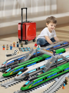 Electric RC Childrens Train Toy High-speed Railway Model