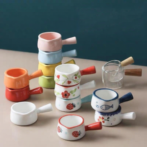 Mini Ceramic Milk Pot