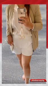 Belt GG Celana Pendek Wanita High Waist Scuba Premium