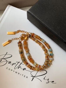 CAFFTI | Natural Stone Beads Bracelet For Stacking Women 2026 New Ins Style