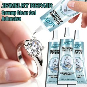 B7000 Rhinestone Glue for Jewelry Making Clear Craft Glue with Precision Tips Dotting Pens for Metal Stone Nail Art Beading.