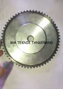 Sprocket RS 120 x 60 T Gear Rantai Single Gir gigi Z 60T RS120 -1 120Z60 120X60T 120-1 tipe B