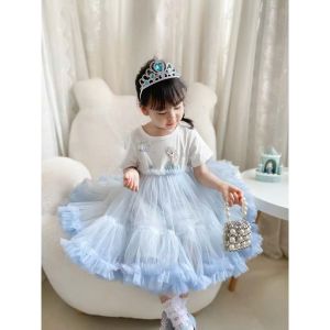 (SẴN NEW SIZE 110) BỘ ĐẦM / VÁY KÈM PHỤ KIỆN HOÁ TRANG CÔNG CHÚA ELSA