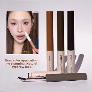 Peripara Brow Mascara Light Brown Waterproof Long-lasting Colorful Natural 3d Effect Non-smudging Korean Beauty Tools