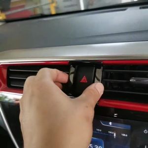 Perodua Myvi G3 Facelift 2018 - 2023 Double Signal Switch Frame Trim Carbon Fiber Chrome Accessories 2019 2020 2021 2022