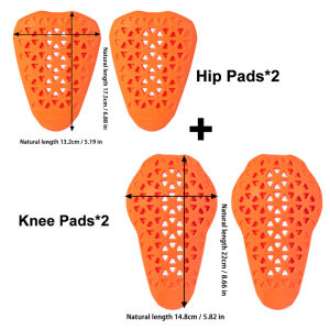 High Elasticity Motorcycle Pants Insert Kneepads CE Certified Knees Hip Protective Pads Anti-collision