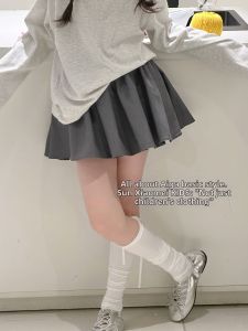 Aiza basic | Ballet Style Sparkling Short Skirt