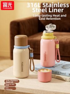 Fuguang | High Aesthetic Large Capacity Portable Stainless Steel Insulated Water Bottle