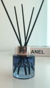 Perfect Birthday Gift [LUNA Midnight Blue Aroma Reed Diffuser] Premium Quality 50ml Aromatherapy Essential Oil Fragrance Reed Air Fresheners Ins Home Decoration Props Home Fragrance Aromatherapy Scented Oil Aromatherapy Photoshoot