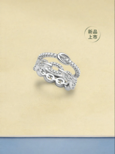 HEFANG Jewelry | Elegant Double-layer Ring