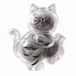 Cat Hair Storage Fridge Magnets Cat Whisker Holder Cat Hair Collection Fridge Magnets Pet Fur Keepsake Capsule DIY Souvenirs