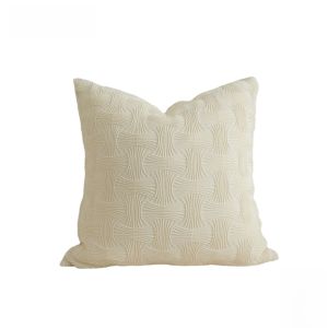 Jojos L PD Slice Craft Living Room Sofa Pillow Decorative Windowledge Cushion Square Shape PP Cotton Filled Velvet Fabric