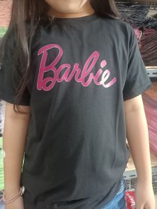 Jojo clothing baju kaos anak perempuan berbi warna pink putih hitam