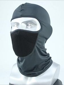 Cycling Face Mask Breathable Dustproof Windproof Head Cover Outdoor Sports Cap for Spring Autumn as Helmet Liner