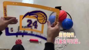 Portable Basketball Hoop Toys Kit Foldable Indoor Home Basketball Fans Sports Basketball Childrens Toy Gift Children Adults
