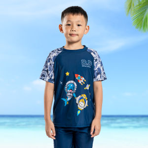 Cartoon Print Cute Kids Swimwear