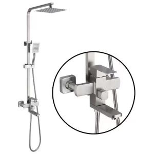 Rust-free Adjustable Temperature Square Shower Set