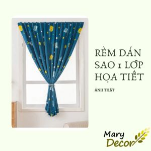 Rèm dán keo không cần thanh treo (nhiều mẫu và size)