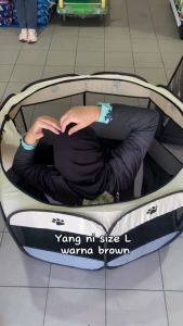 Pet Tent Portable Playpen Kennel Dog / Puppy House / Foldable Cat Soft Cage (Size : S / M / L)